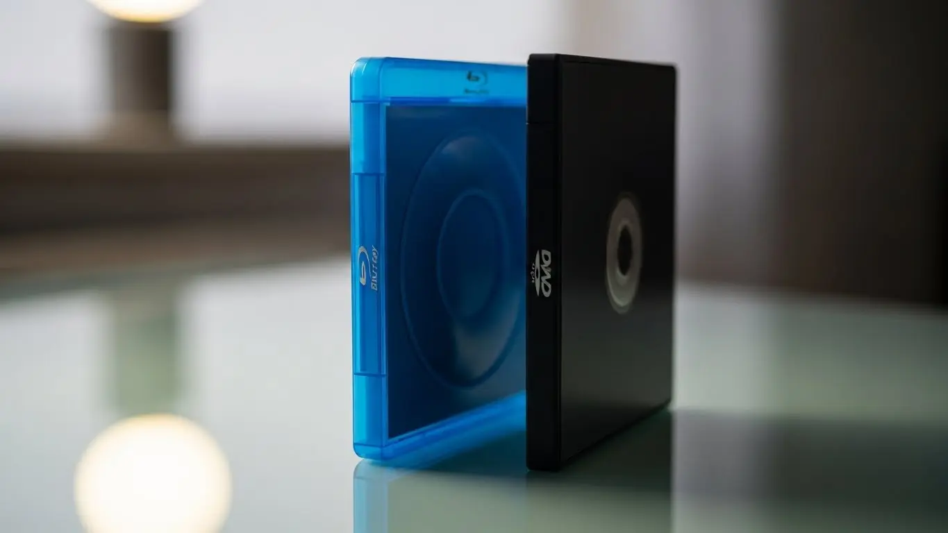 DVDとブルーレイのケースを並べた比較アイキャッチ