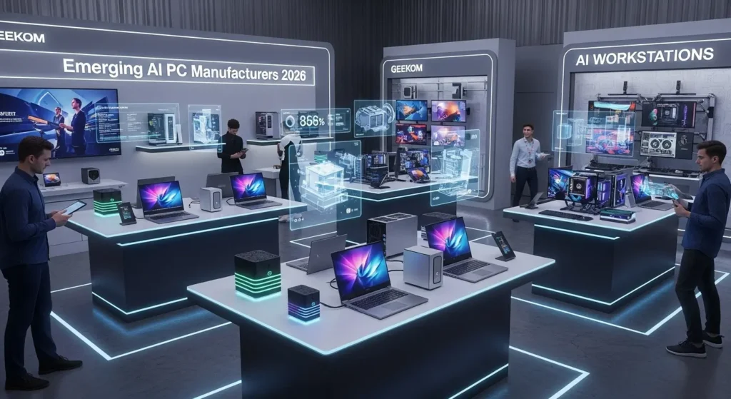 2026年に注目を集める新興メーカーのAI PCラインアップ