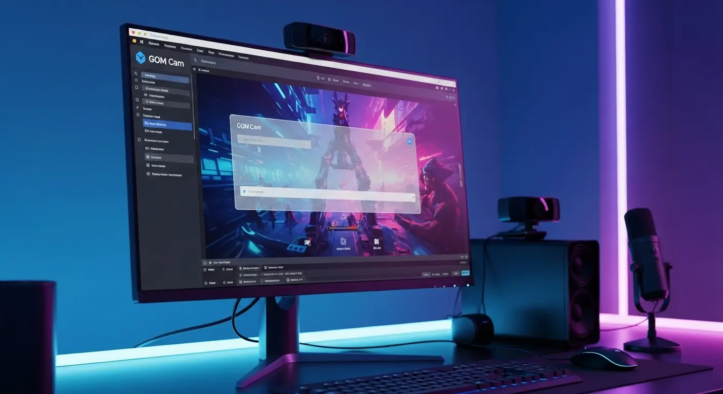 GOM Camの録画機能と直感的なインターフェースを解説するアイキャッチ画像