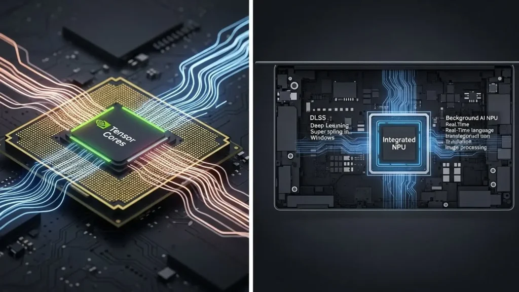 NVIDIA Tensorコアと最新NPUの性能と役割の違いを比較