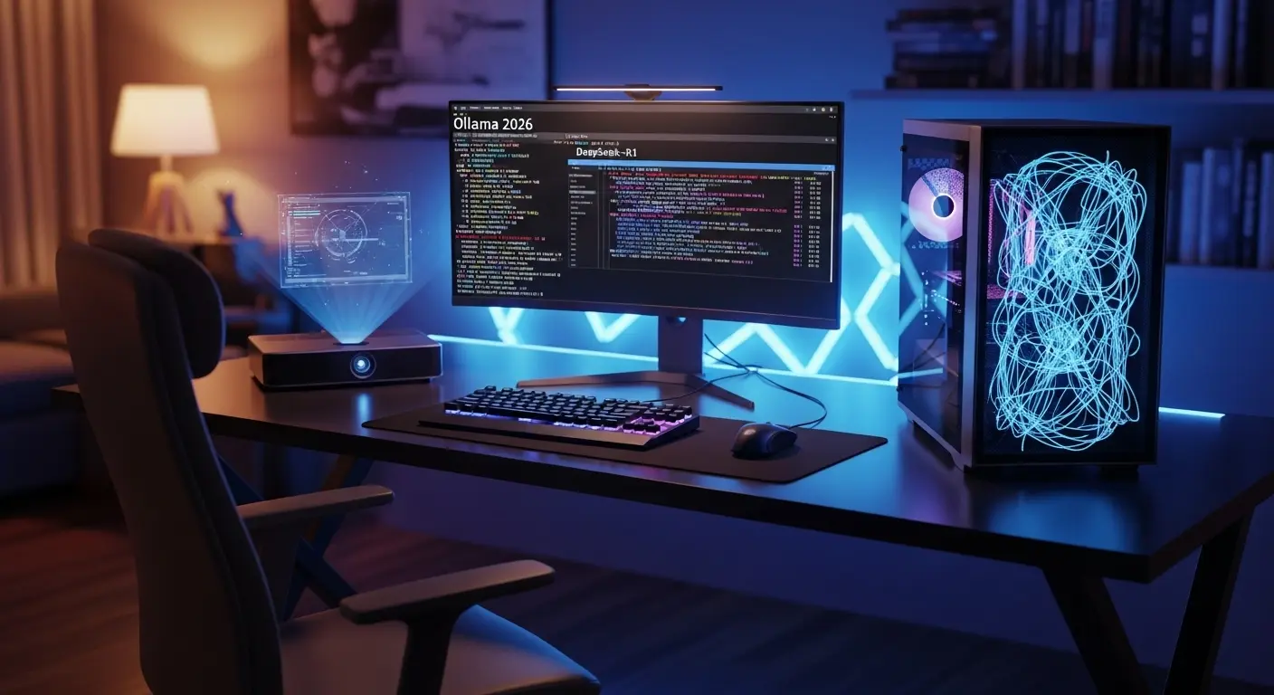 2026年の最新ローカルLLM構築環境のイメージ