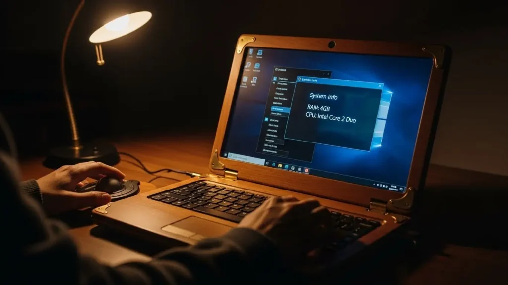 スペックの低いPCでスタートメニューがゆっくり開く様子