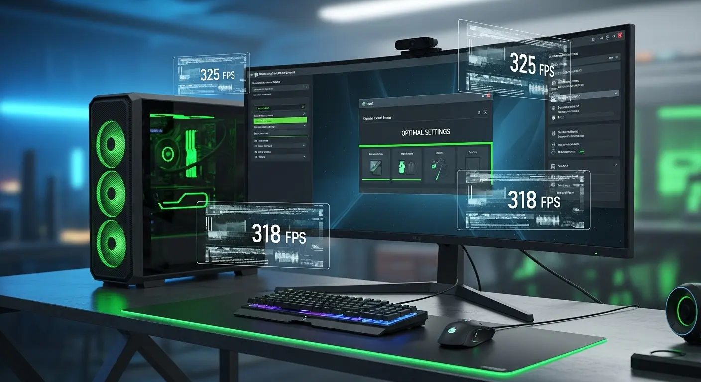 RTX 5070の性能を最適化するNVIDIAコントロールパネルの設定画面