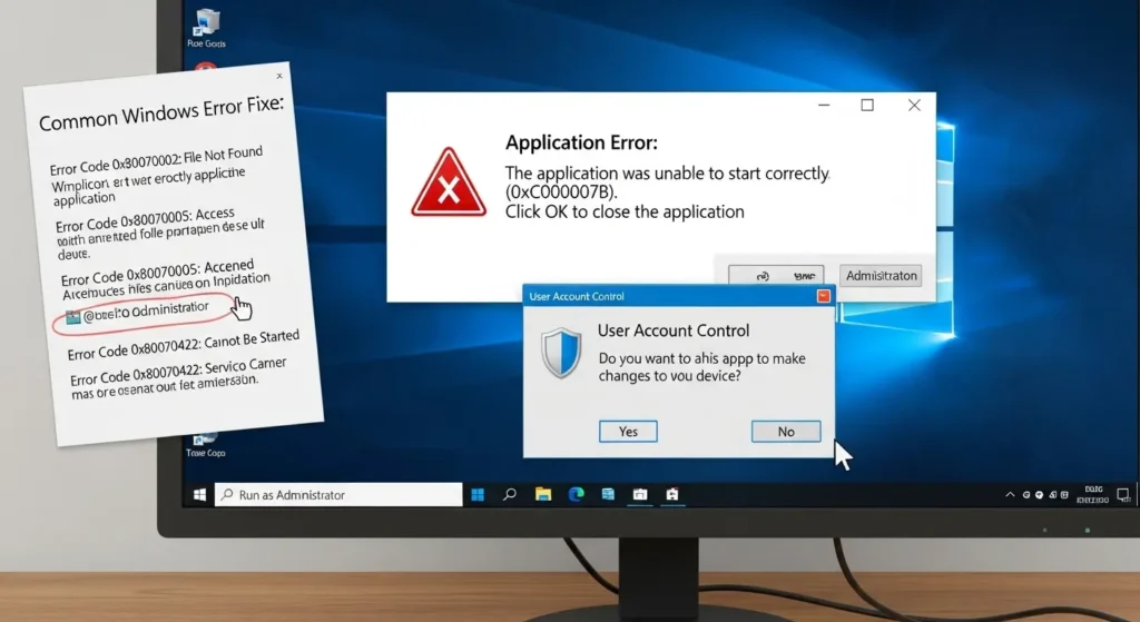 NVIDIAアプリが起動しない際のトラブルシューティング画面