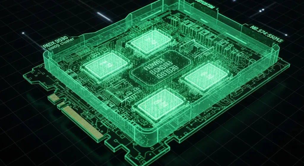 NVIDIA BlackwellアーキテクチャのGPUダイ構造図