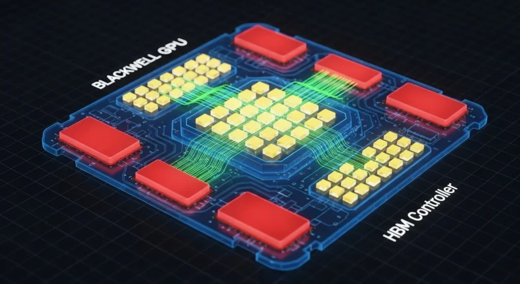 NVIDIA Blackwell GPUのダイ内部構造の図解