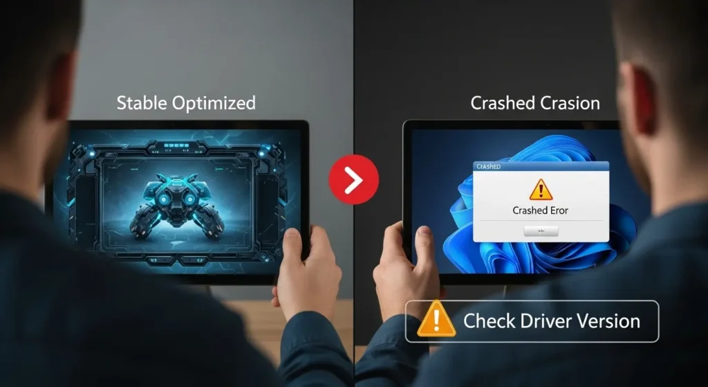 NVIDIAコントロールパネルの設定変更時におけるエラー確認と注意点