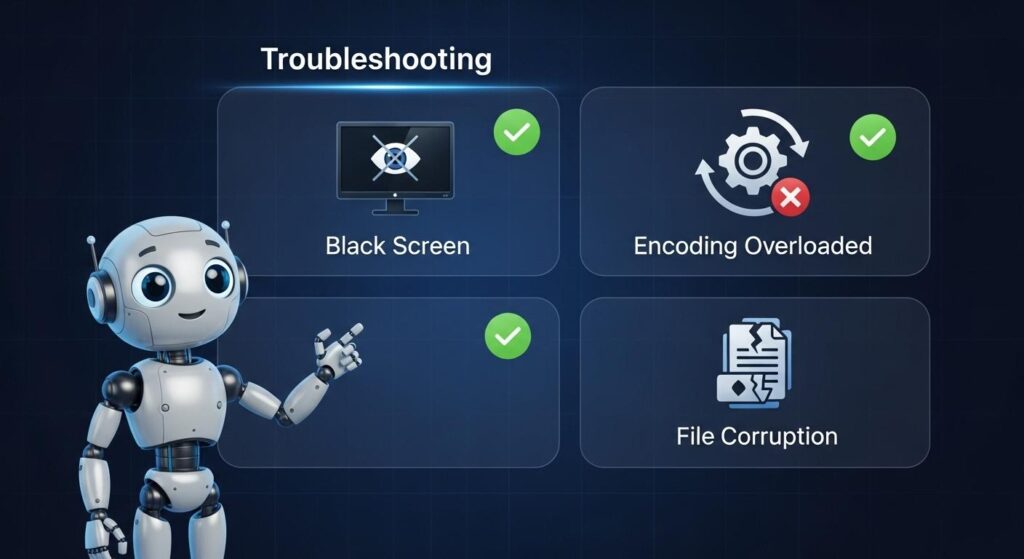 OBS Studioでよくある録画エラーの解決策一覧