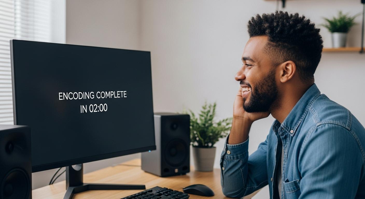 OBSの録画がカクつく症状に悩むユーザーのイメージ