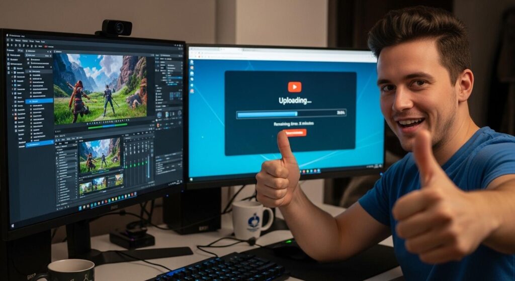 録画のカクつきを解消して満足する動画クリエイター