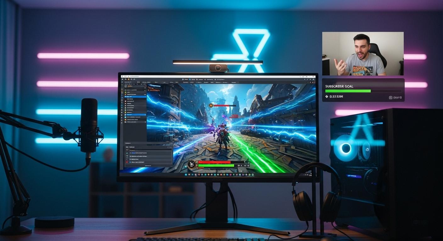 OBS Studioを使用した高品質な画面録画のイメージ