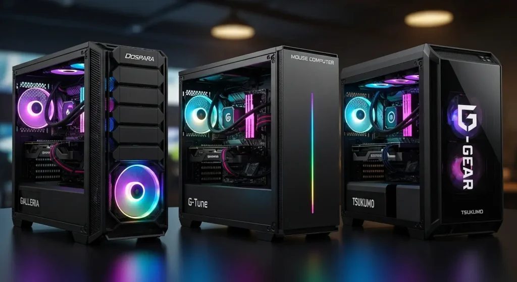 RTX 5070を搭載した人気BTOゲーミングPCの比較