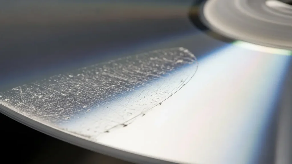 プロの技術によるDVD研磨修復作業