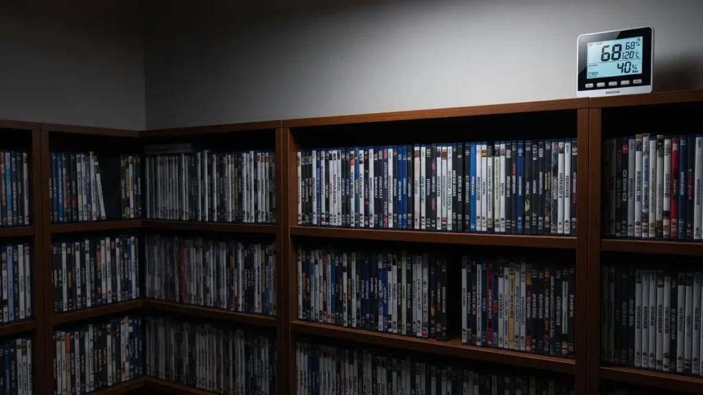 DVDを長期保存するための適切な収納環境
