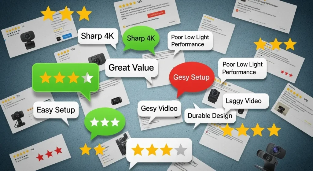 Webカメラのユーザーレビューとリアルな不満・満足ポイントのまとめ