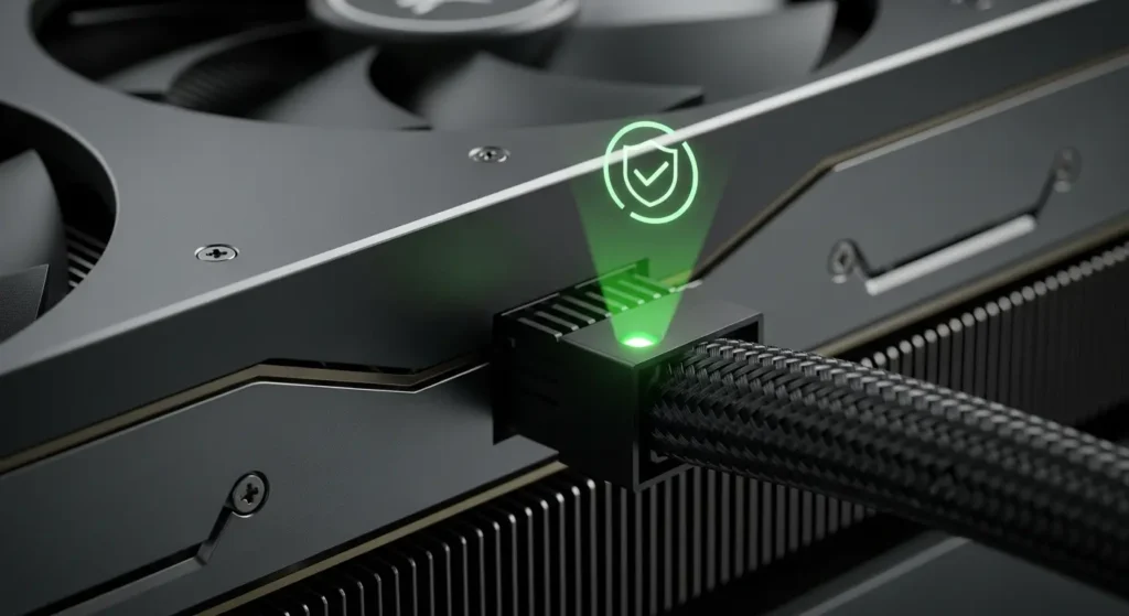 RTX 50シリーズへの電源ケーブルの正しい差し込み方