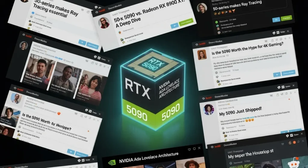 RedditでのRTX 50シリーズ性能に関する口コミと評判