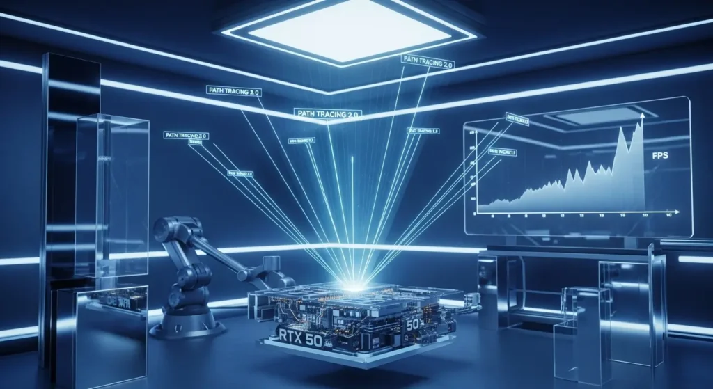 RTX 50シリーズのニューラルレンダリングによる最新パストレーシング描写