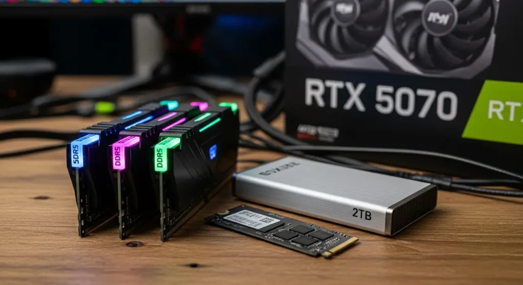 25万円予算のRTX 5070自作PC用パーツセット