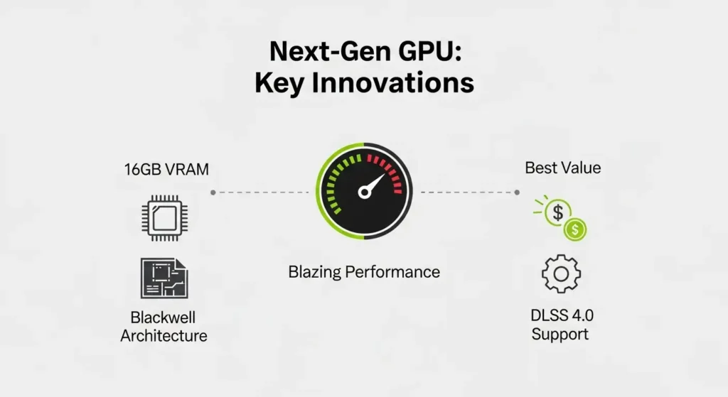 RTX 5070のおすすめポイントまとめインフォグラフィック