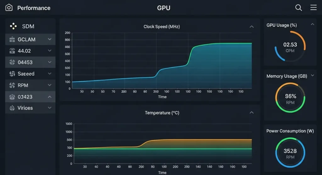 RTX 5070のオーバークロックによる性能向上の推移