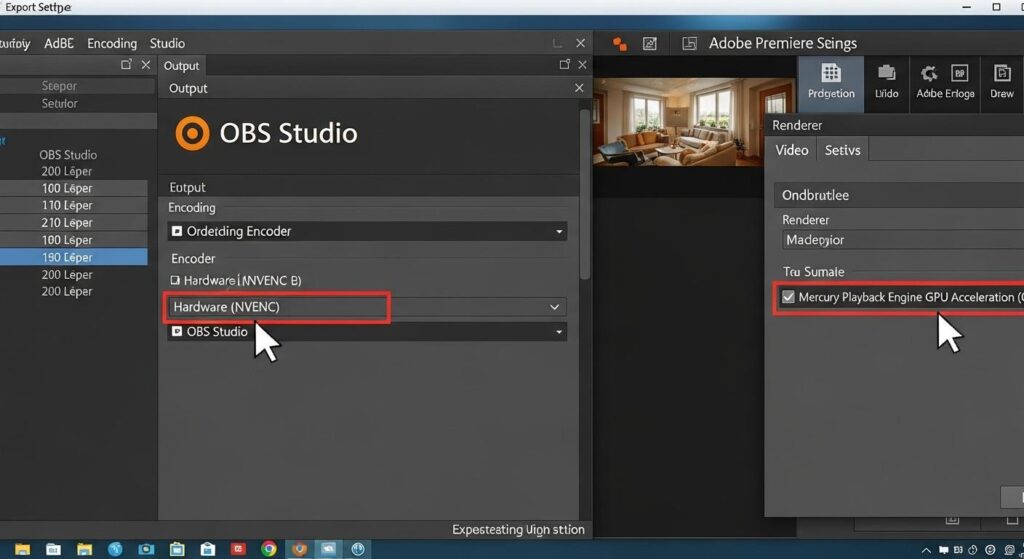 主要な動画ソフトでのNVIDIAエンコード設定比較