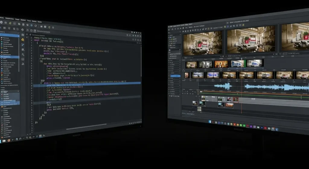 大学でのプログラミングと動画編集の利用シーン