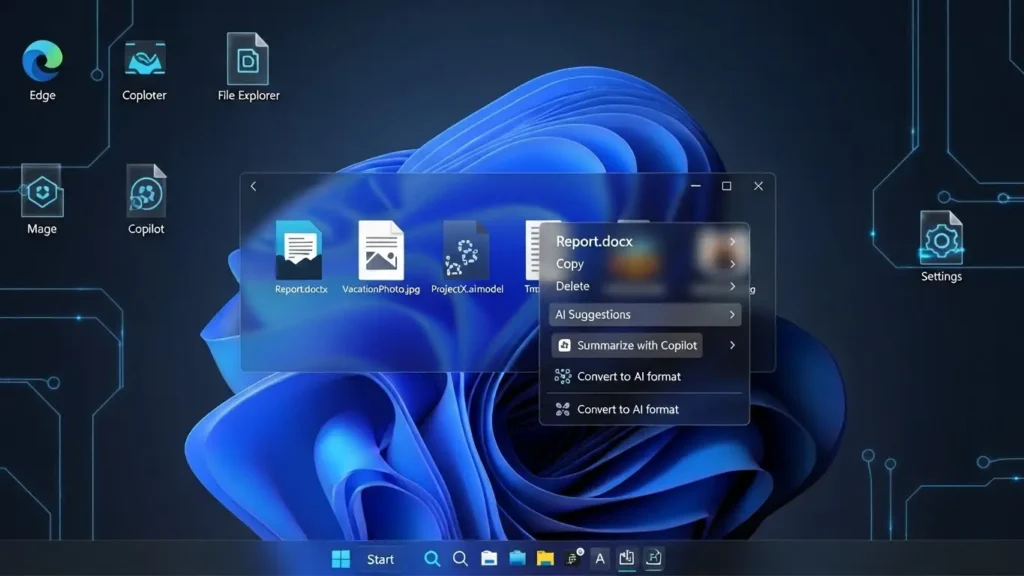 AIによって最適化された2026年のコンテキストメニュー画面