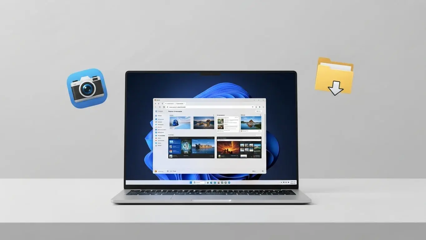 Windows 11のピクチャフォルダ内にあるスクリーンショット保存先を表示している画面