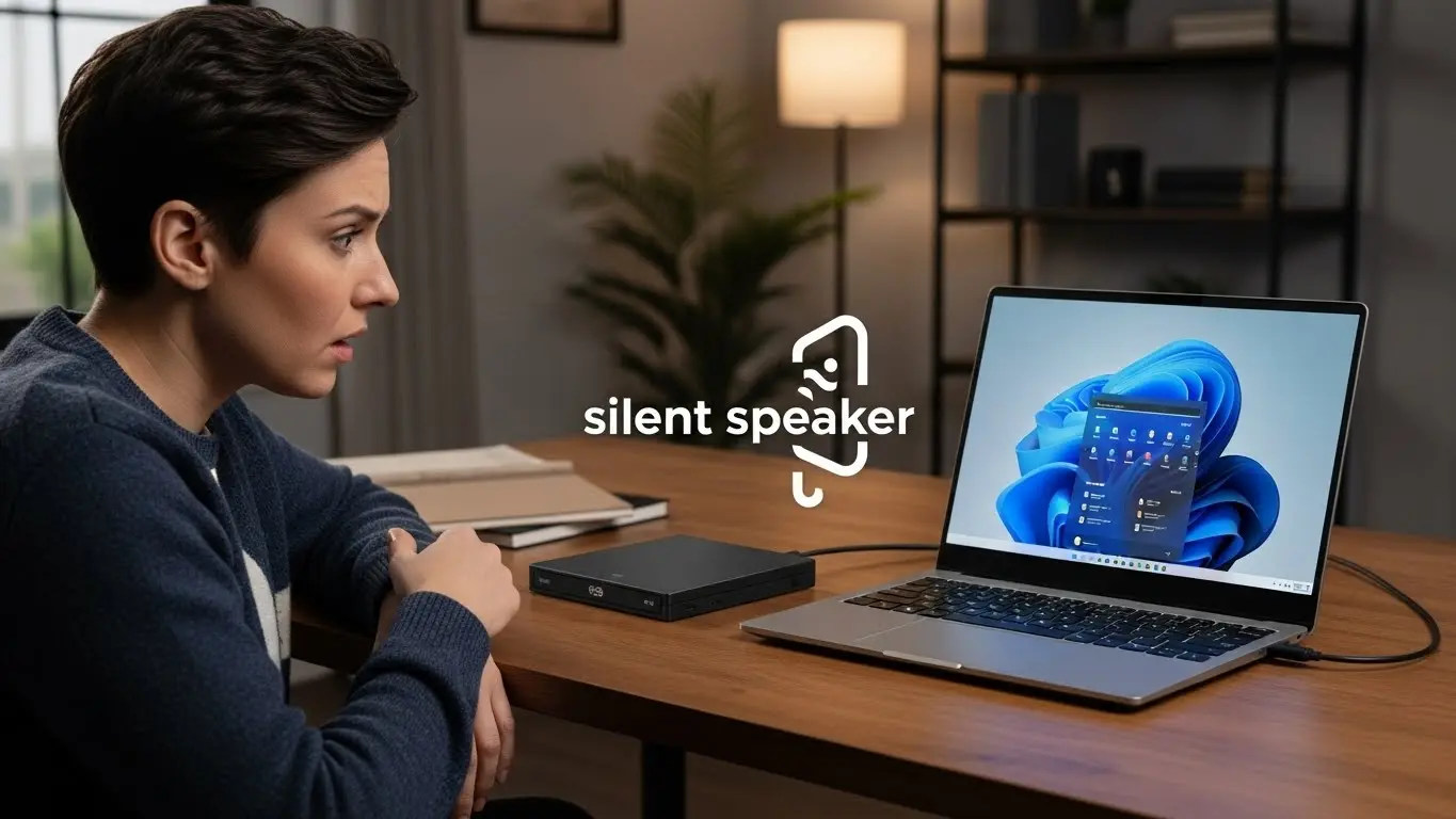 Windows 11パソコンでDVDを再生しても音が出ず困っている人の様子