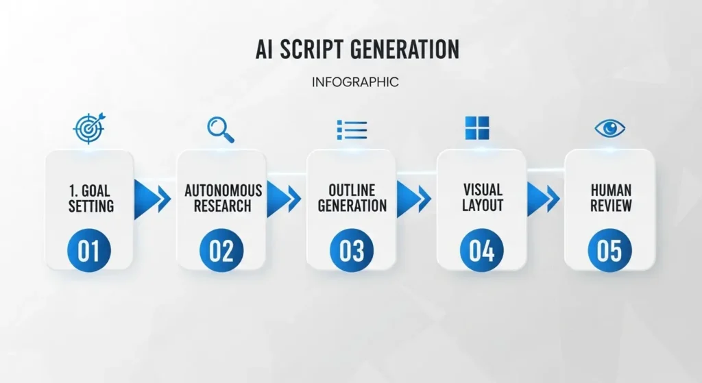 AIエージェントを用いたスライド作成の5ステップ