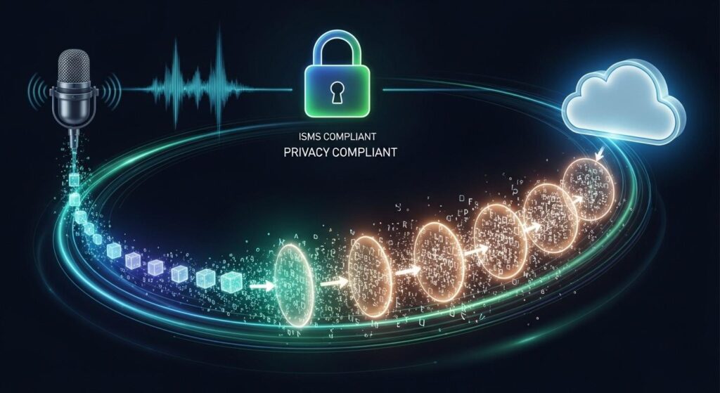 AI議事録におけるデータ保護と暗号化の仕組み