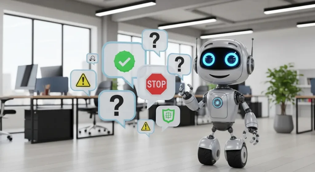 AIエージェントに関するよくある質問（FAQ）のビジュアル