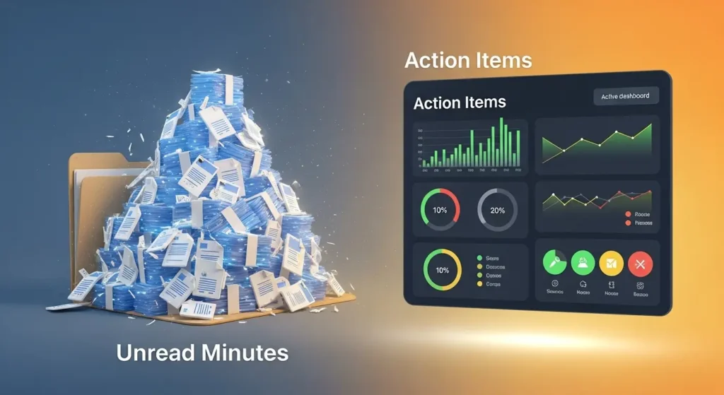 AI議事録が活用されずに放置される失敗例と解決策