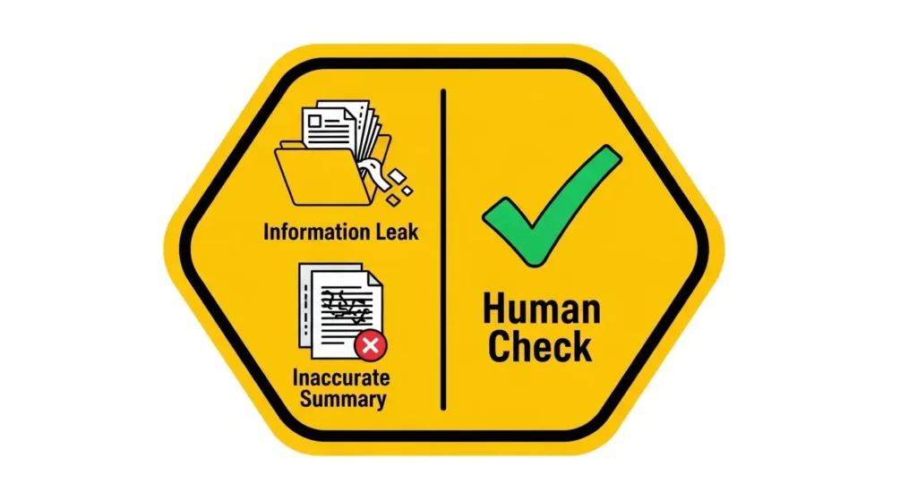 AI議事録導入のリスクとそれを防ぐための対策