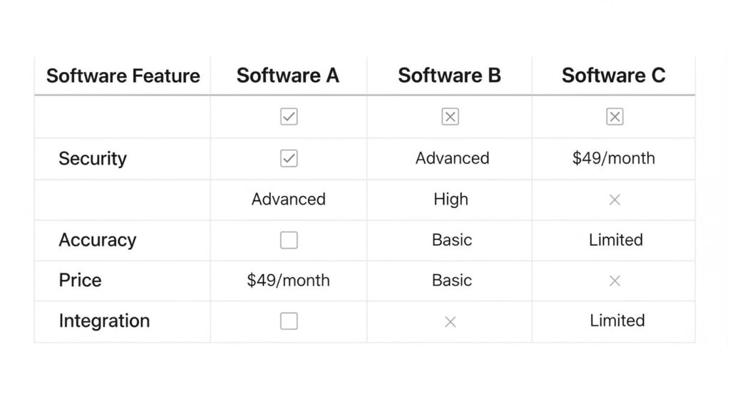 AI文字起こしツールの機能比較表