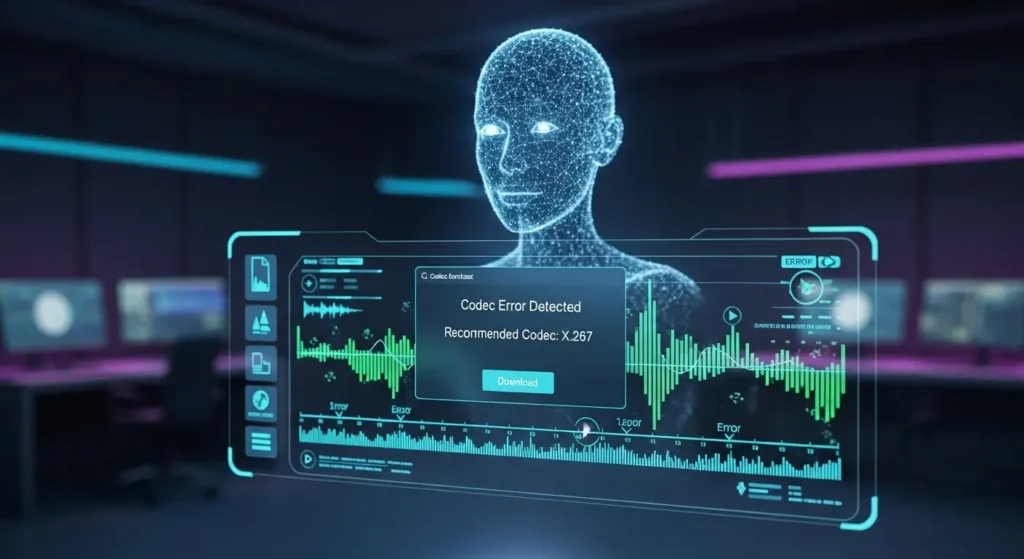AIによる動画再生エラーの自動診断イメージ