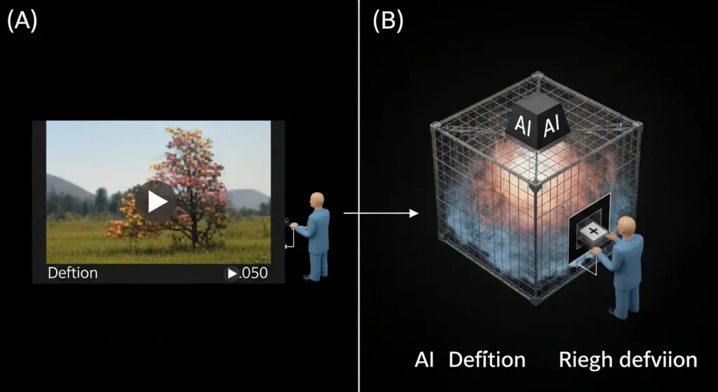 AIによる動画高画質化