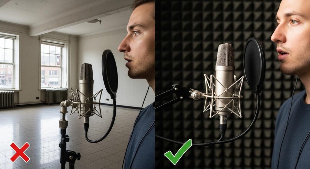 音声認識の精度を左右する録音環境の良し悪し