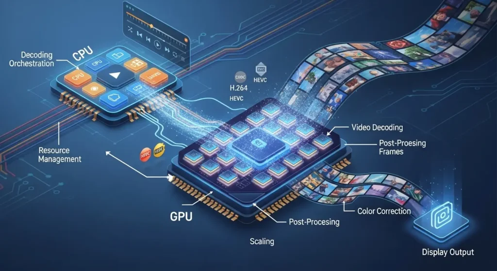 映像処理の負荷バランス図