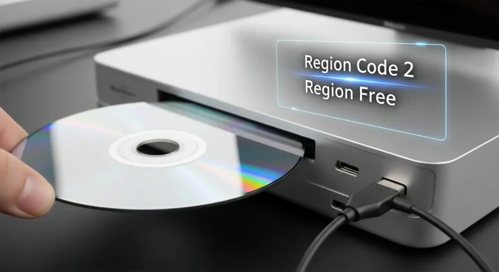 DVDのコピーガードをスキャンするソフトウェアの画面