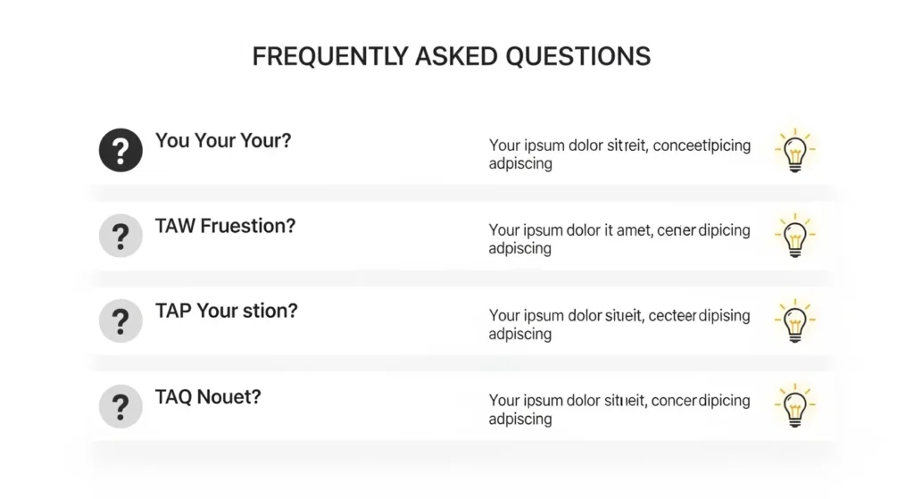 よくある質問のイメージ