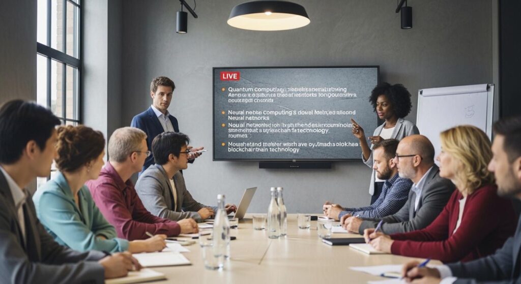 多言語会議でリアルタイムに字幕を表示するAI議事録ツール