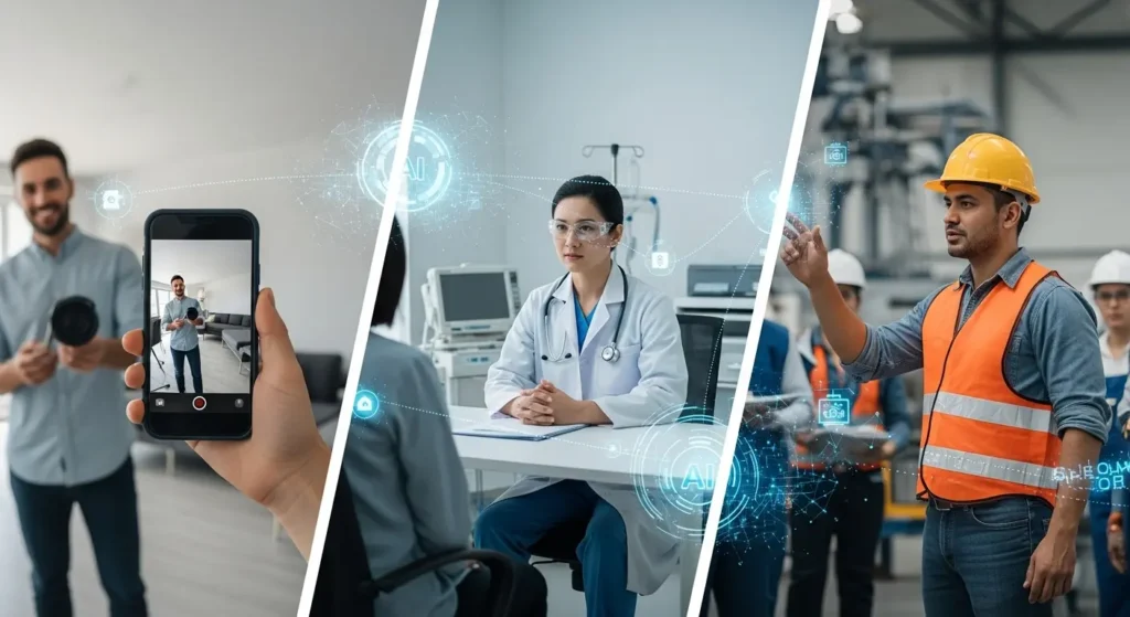 業種別(不動産・医療・製造)のAI議事録ツール導入事例