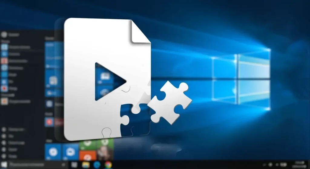コーデック不足による動画再生エラーの図解