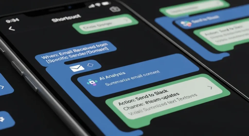 スマホの自動化機能とAIを連携させた高度なワークフロー