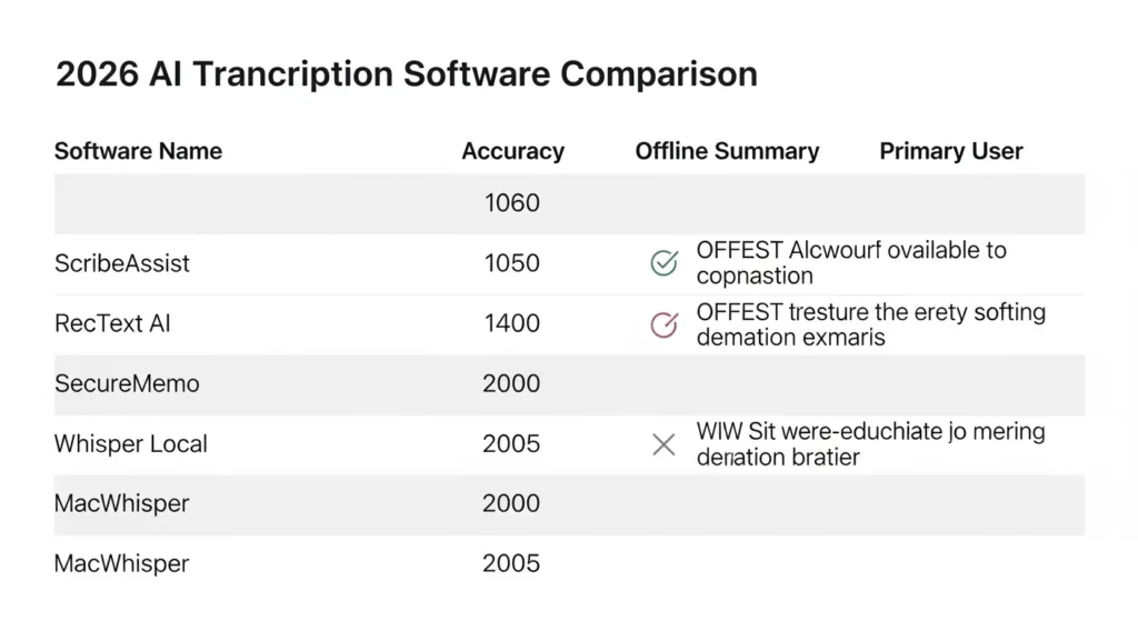 オフライン状態で動作するAI文字起こしソフトの画面