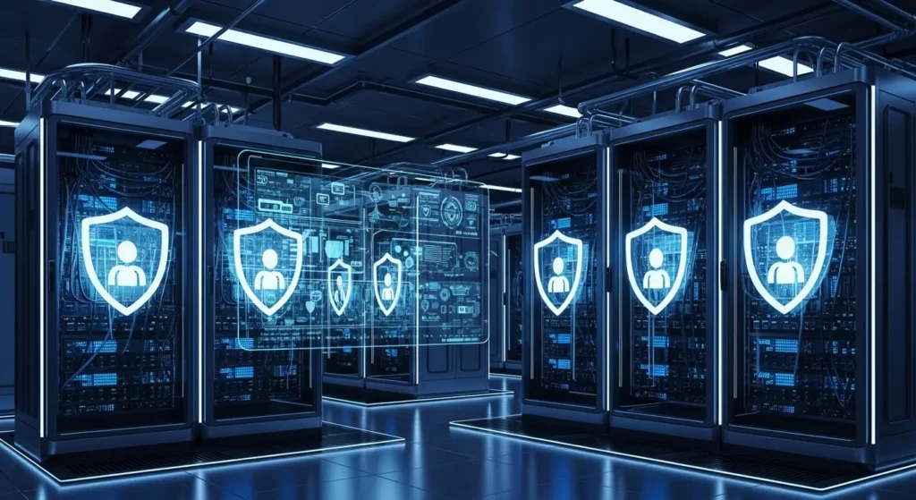 セキュリティで保護されたプライベートAIサーバーのイメージ