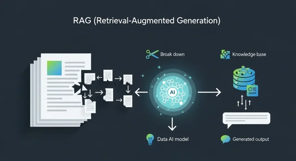 RAGによる文書検索と回答生成のワークフロー