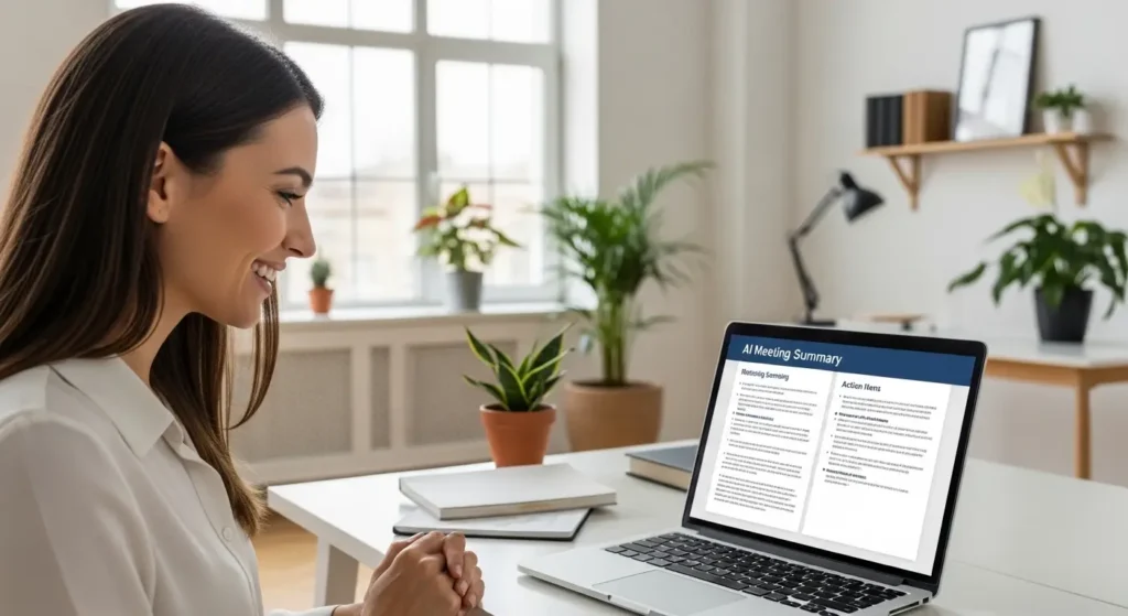 AI議事録ツールの導入により業務がスムーズになり満足しているユーザー